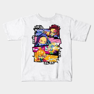 Kimetsu no Yaiba Character Kids T-Shirt